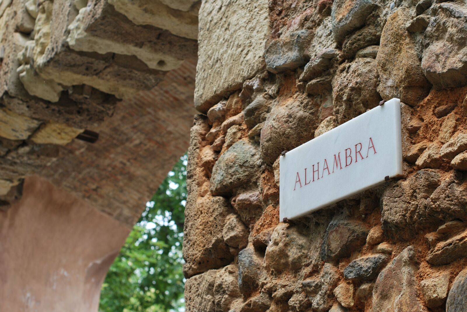 Nikon D60 sample photo. Stone, wall, alhambra photography