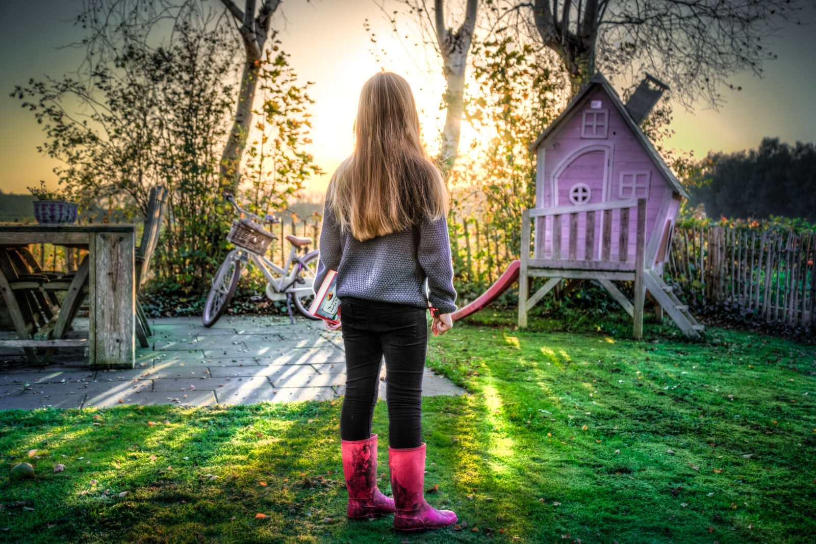Nikon D610 sample photo. Girl, staring, at, the photography