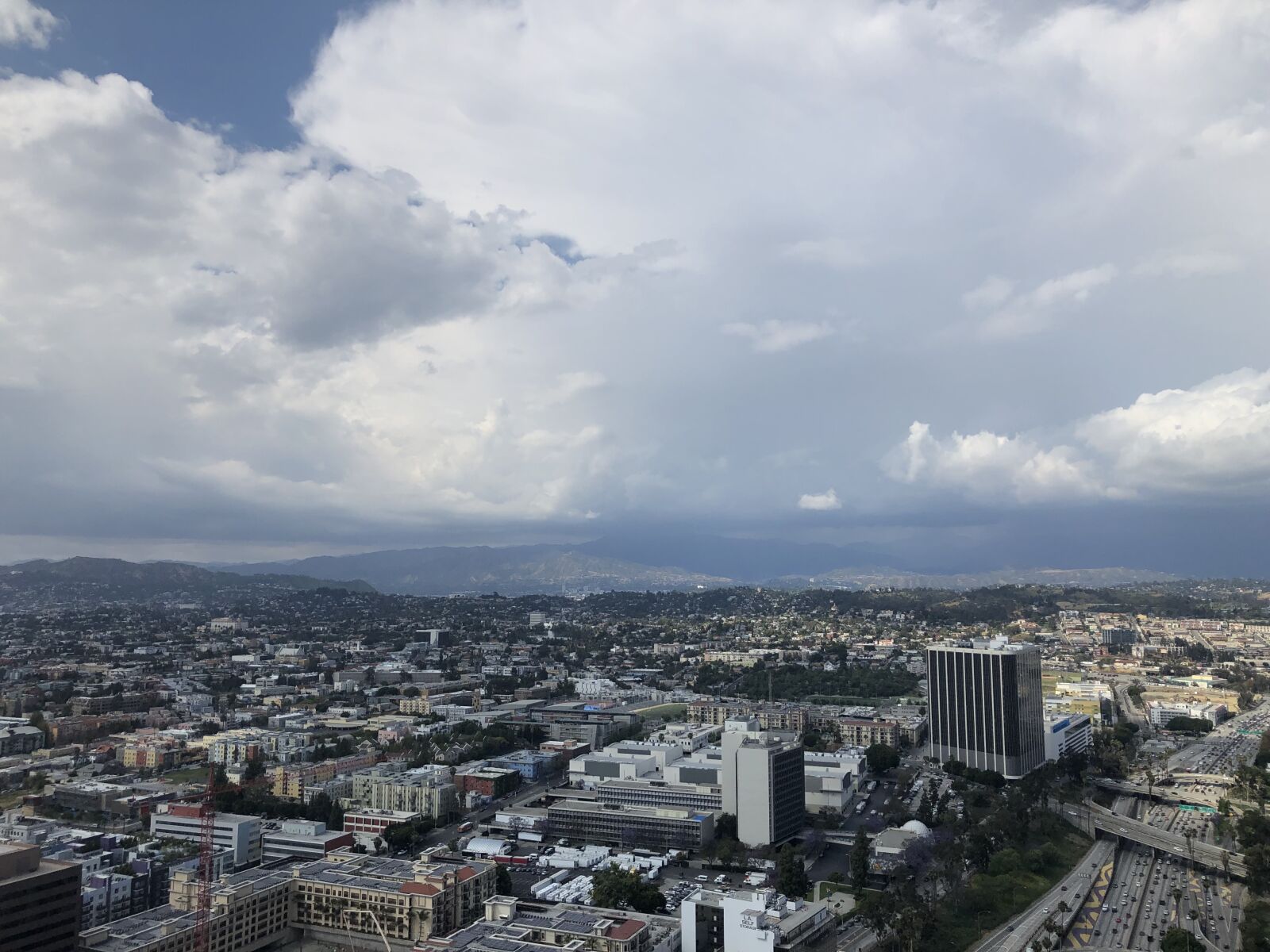 iPhone 8 Plus back dual camera 3.99mm f/1.8 sample photo. Los angeles, skyline, cityscape photography
