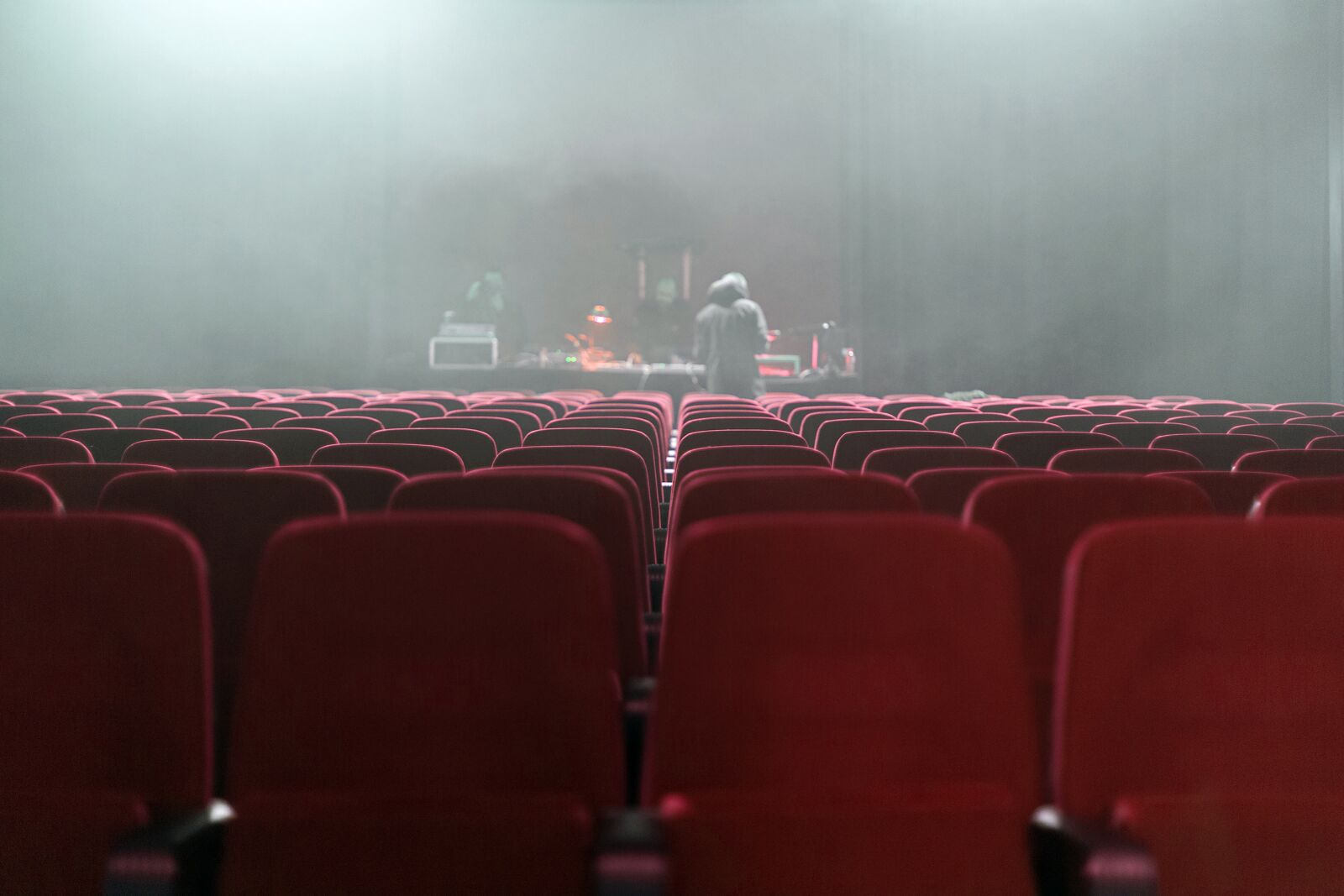 Canon EOS 5D Mark II sample photo. Theatre, seats, public photography