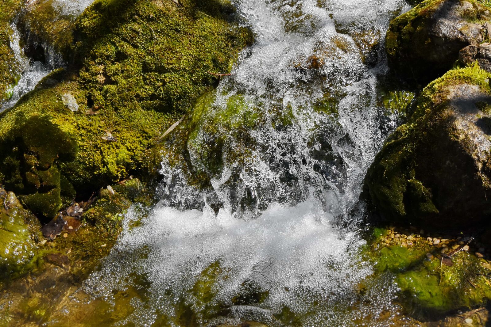 Nikon D5500 sample photo. Waterfall, rock, water, fountain photography