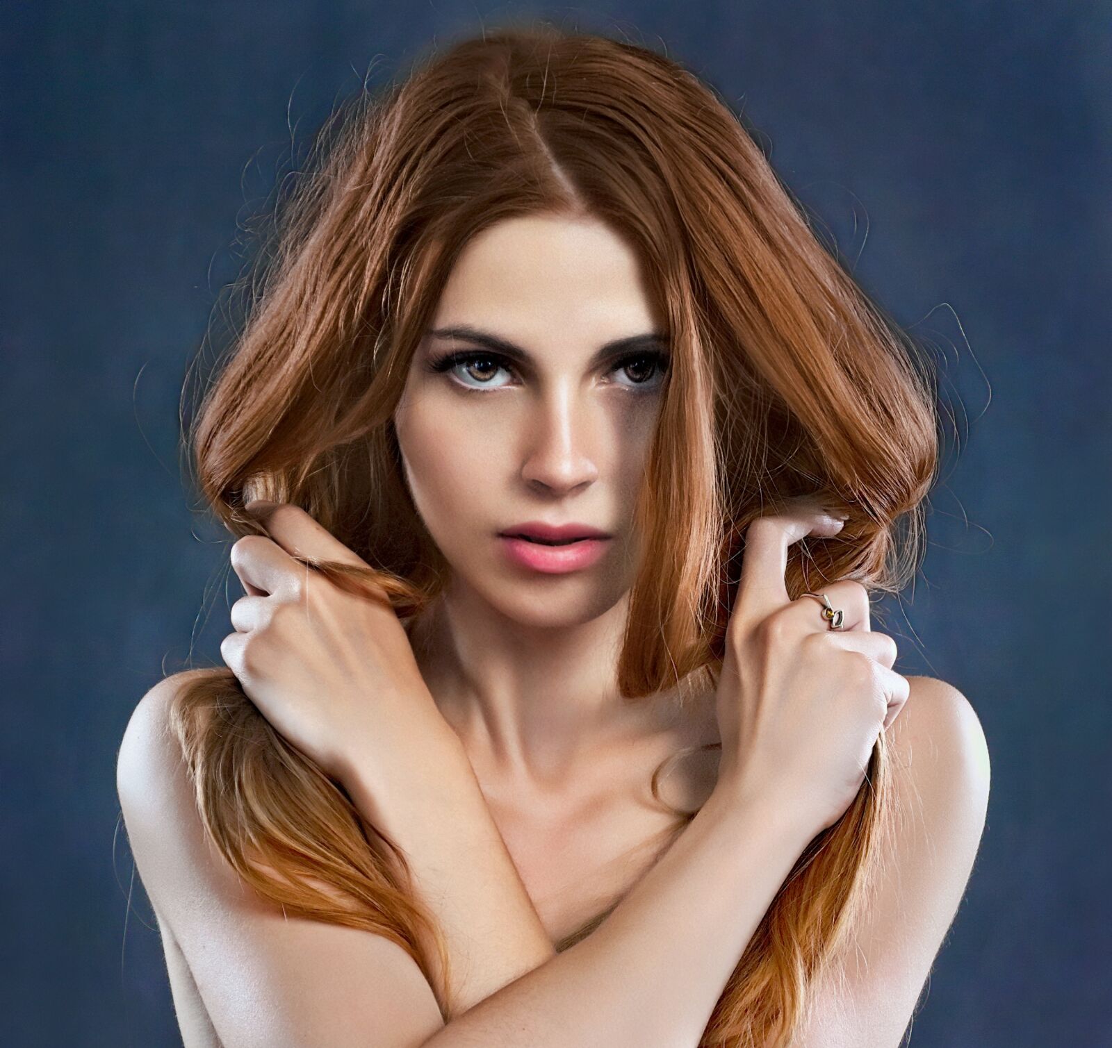 Nikon D80 sample photo. Woman, beauty, makeup photography