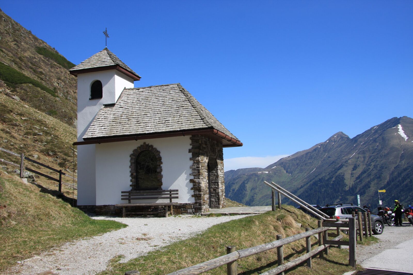 Canon EOS 40D sample photo. Infra-red sauna, chapel, mountain photography
