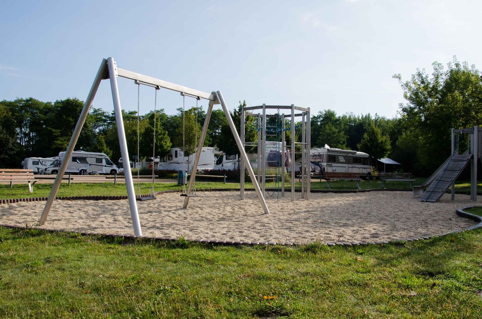 Nikon D5100 sample photo. Rv parking, campsite, playground photography