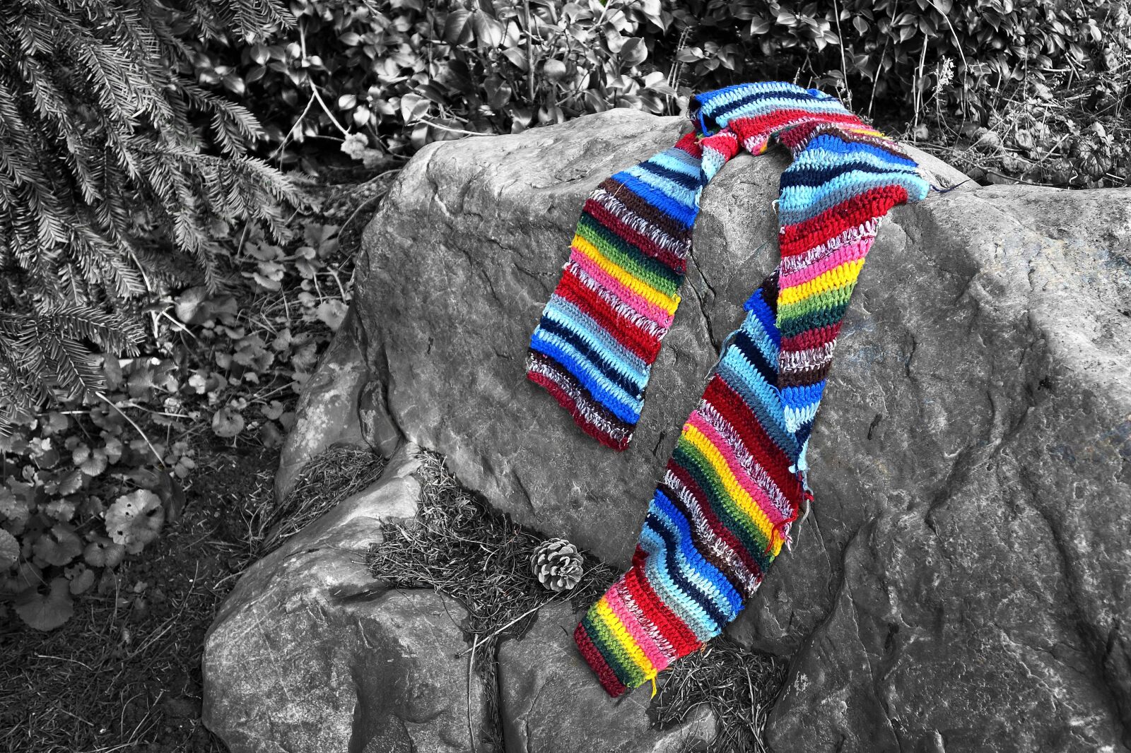 Sony Cyber-shot DSC-RX100 sample photo. Scarf, wool, woolen scarf photography