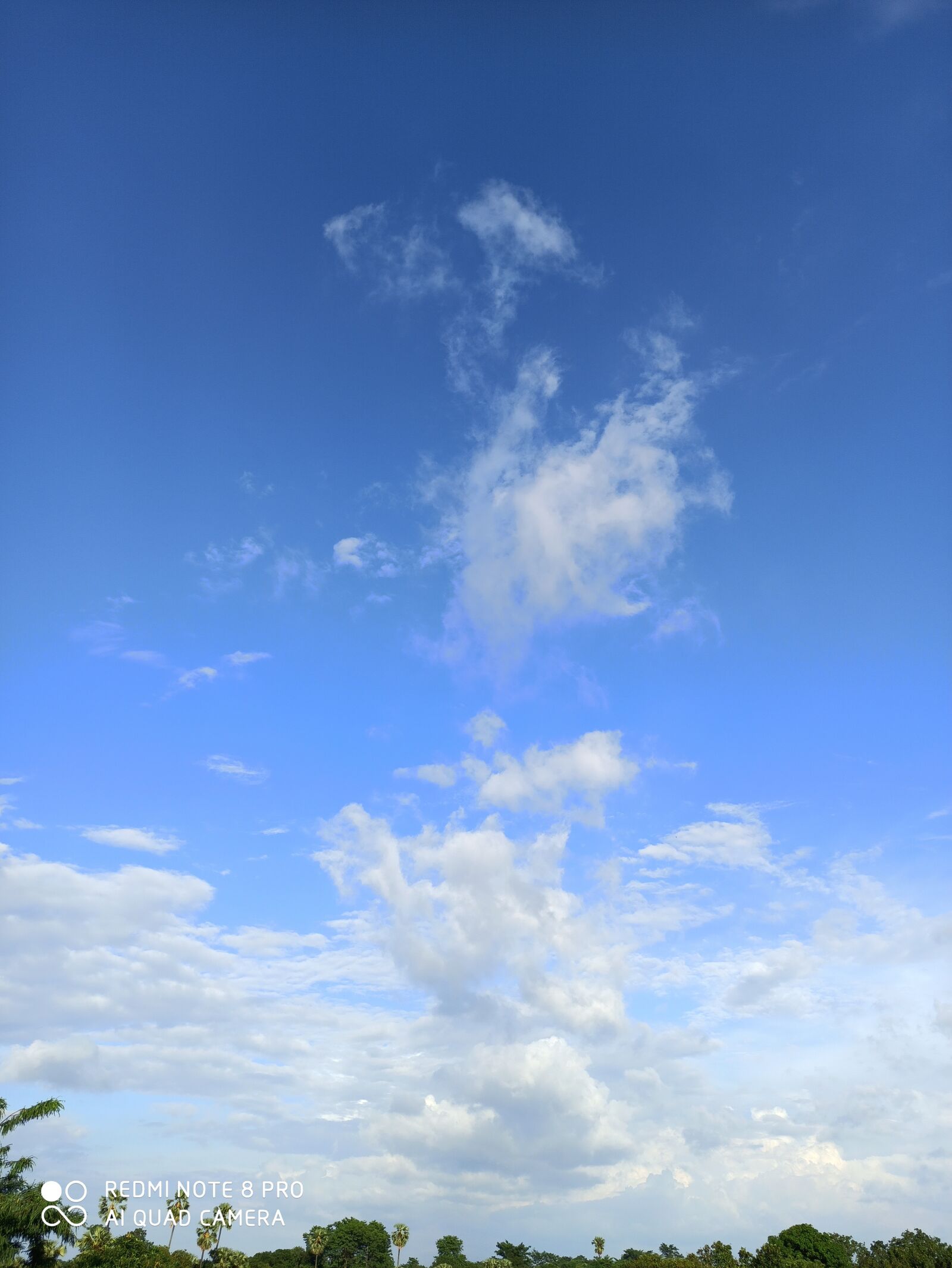 Xiaomi Redmi Note 8 Pro sample photo. Beautiful sky, nature, blue photography