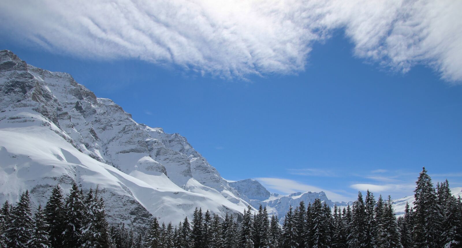 Canon EOS 600D (Rebel EOS T3i / EOS Kiss X5) + Canon TS-E 90mm F2.8 Tilt-Shift sample photo. Snow, mountain, panorama photography