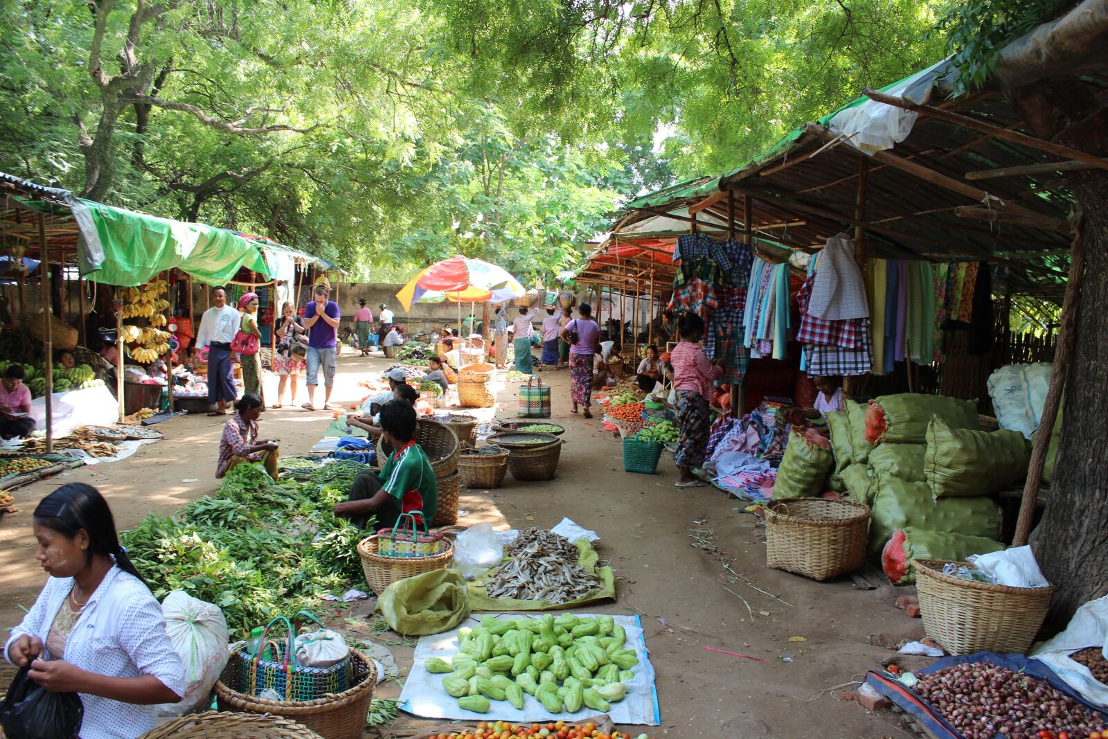 Canon EOS 600D (Rebel EOS T3i / EOS Kiss X5) sample photo. Bagan, market, human photography