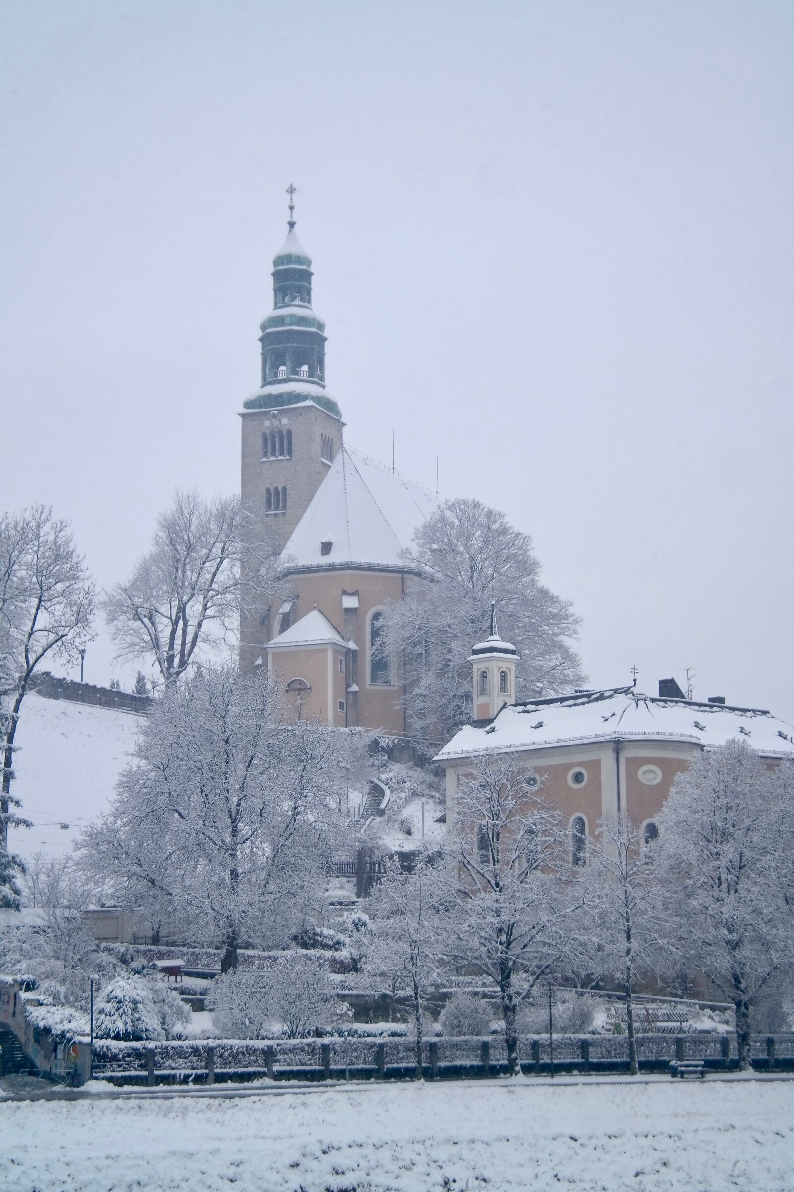 Samsung NX300 sample photo. Church, snow, snow landscape photography