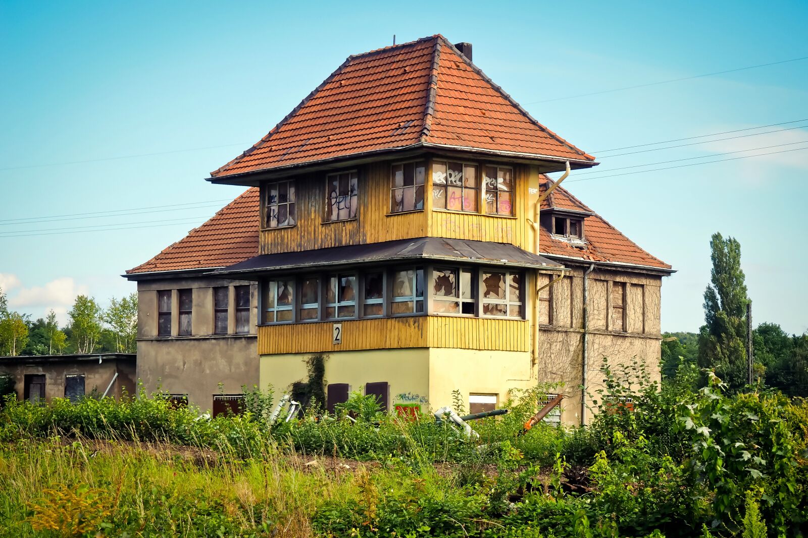 Olympus OM-D E-M10 sample photo. Lost places, railway system photography