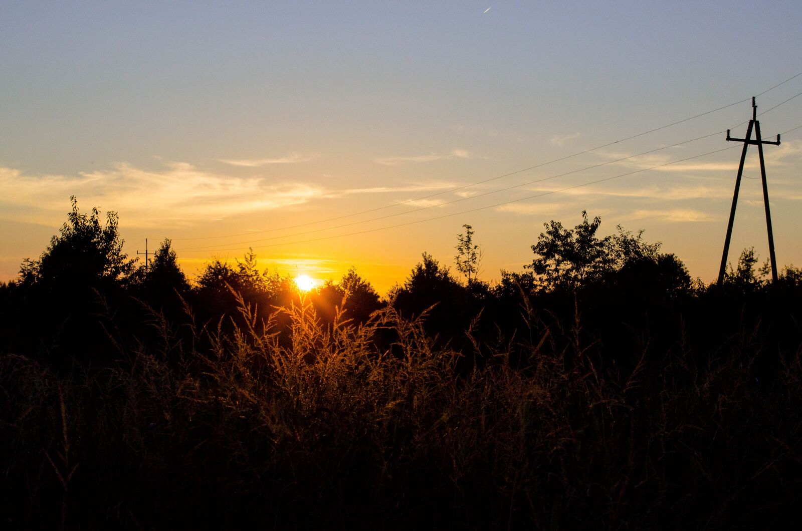 Nikon D5100 sample photo. Evening, the sun, sky photography