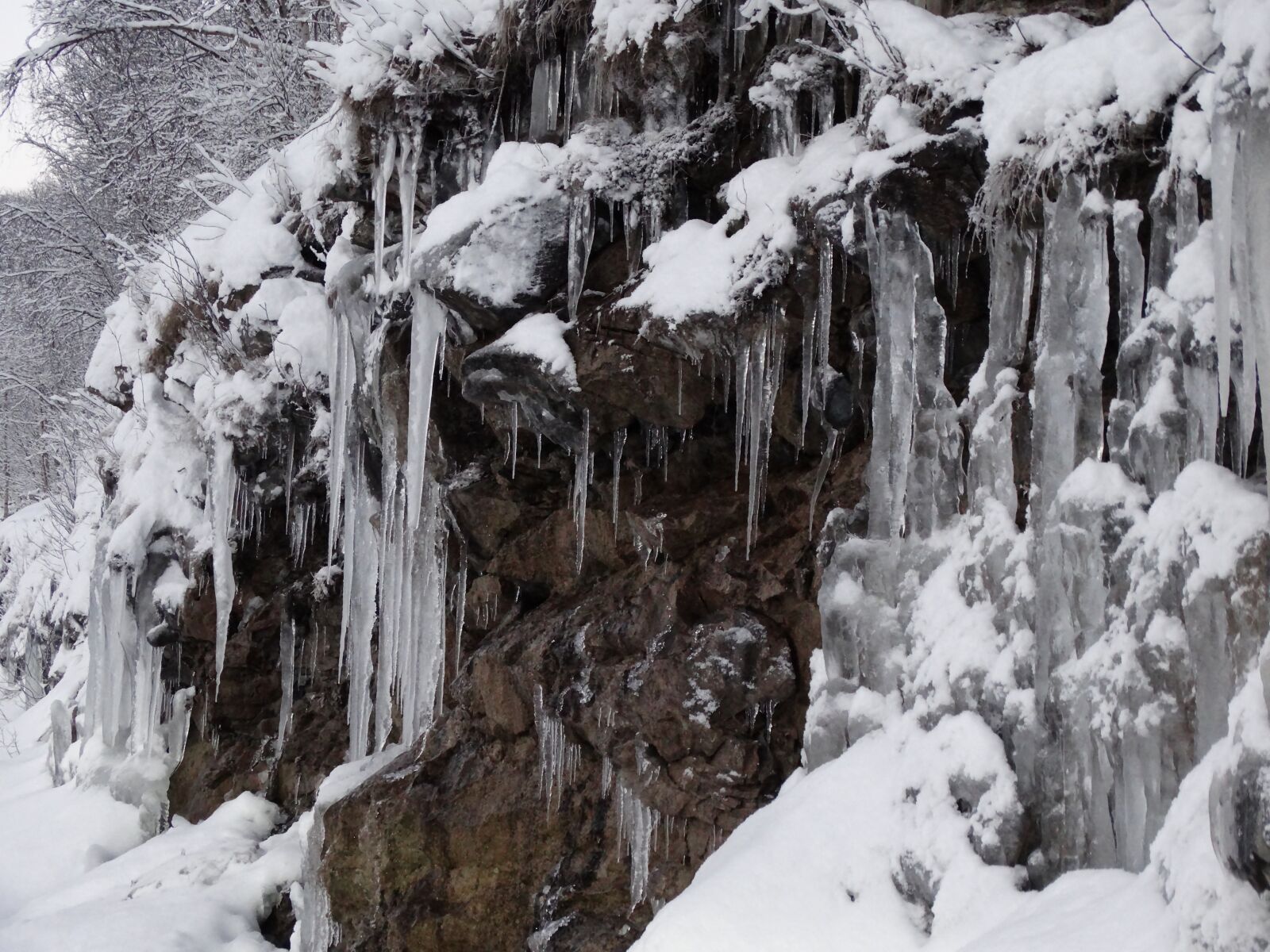 Sony Cyber-shot DSC-HX300 sample photo. Icicle, ice, frozen photography