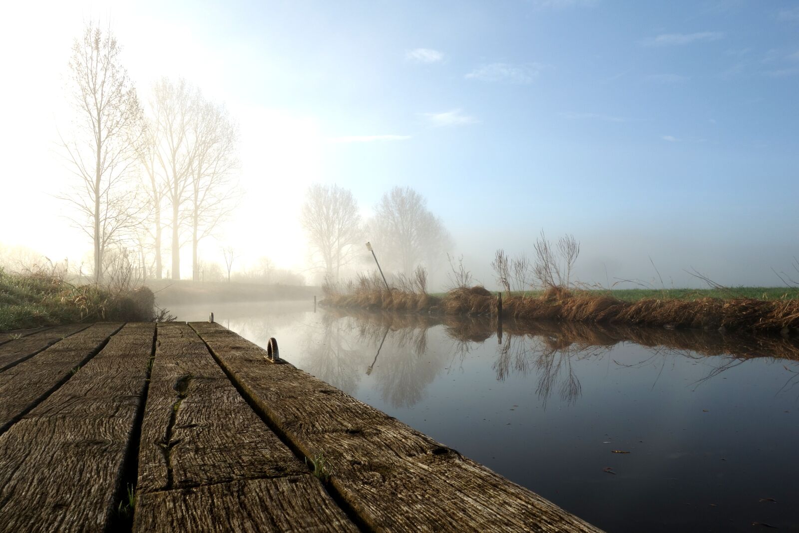 Sony Cyber-shot DSC-RX100 sample photo. Water, fog, river photography