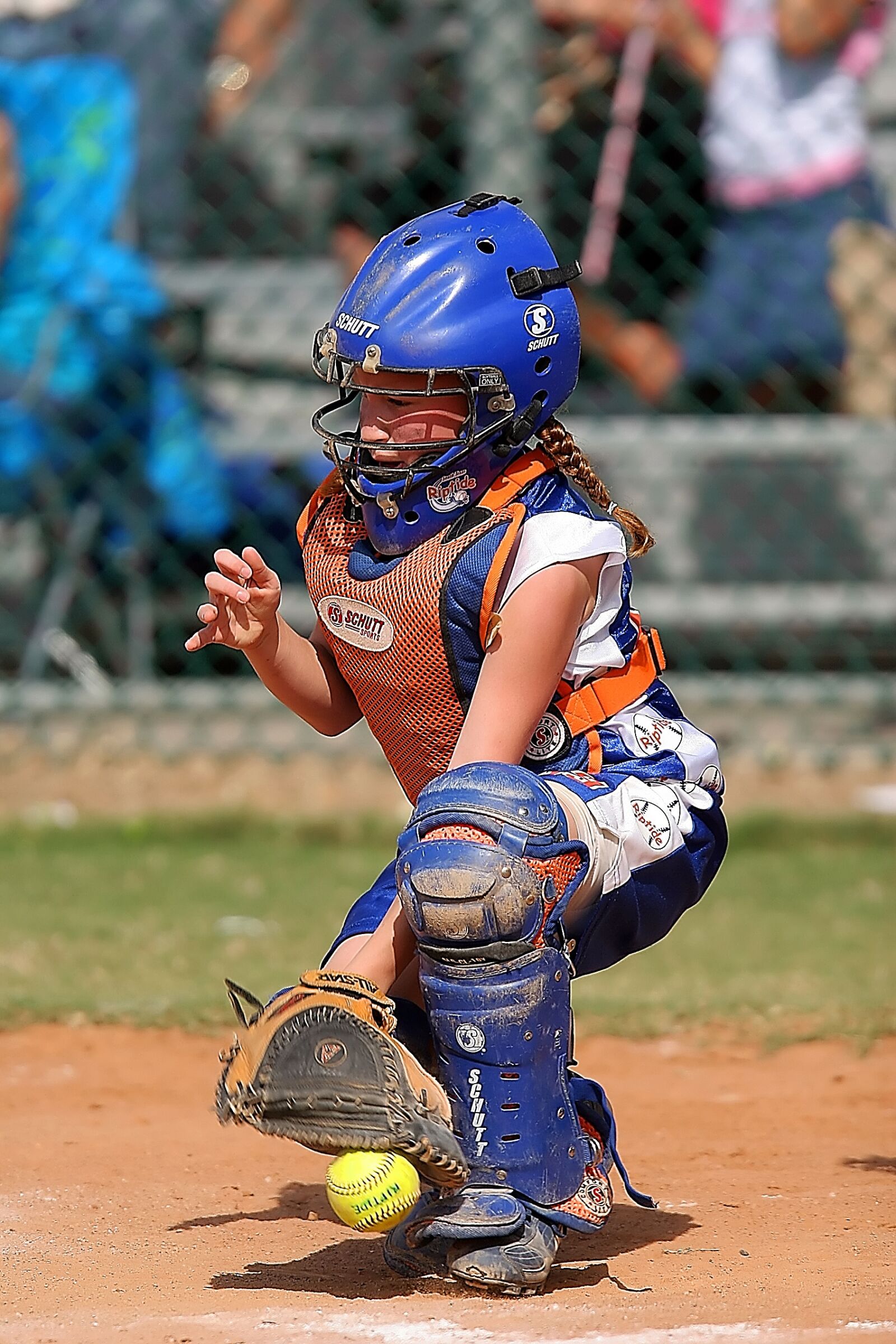 Canon EOS 20D sample photo. Softball, catcher, player photography