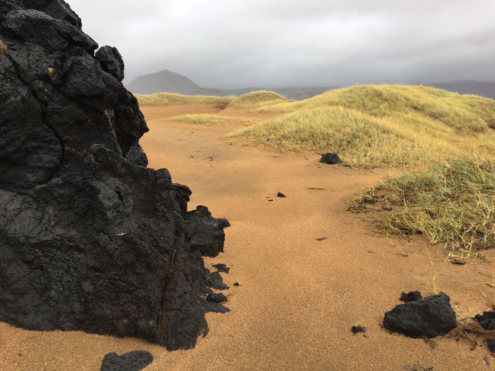 Apple iPhone 6 sample photo. Beach, dark, sand photography