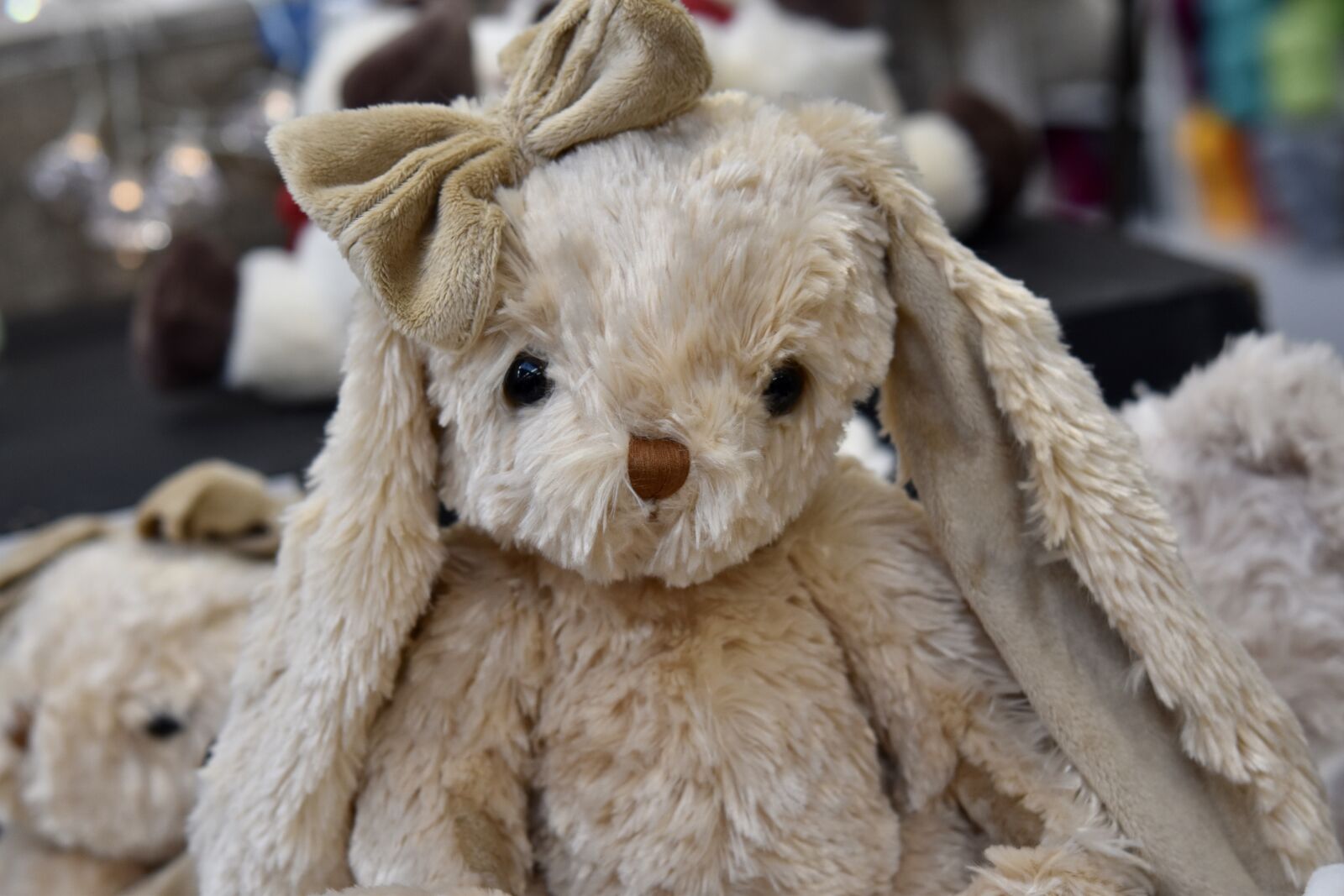 Nikon D5600 sample photo. Plush, plush rabbit, toy photography