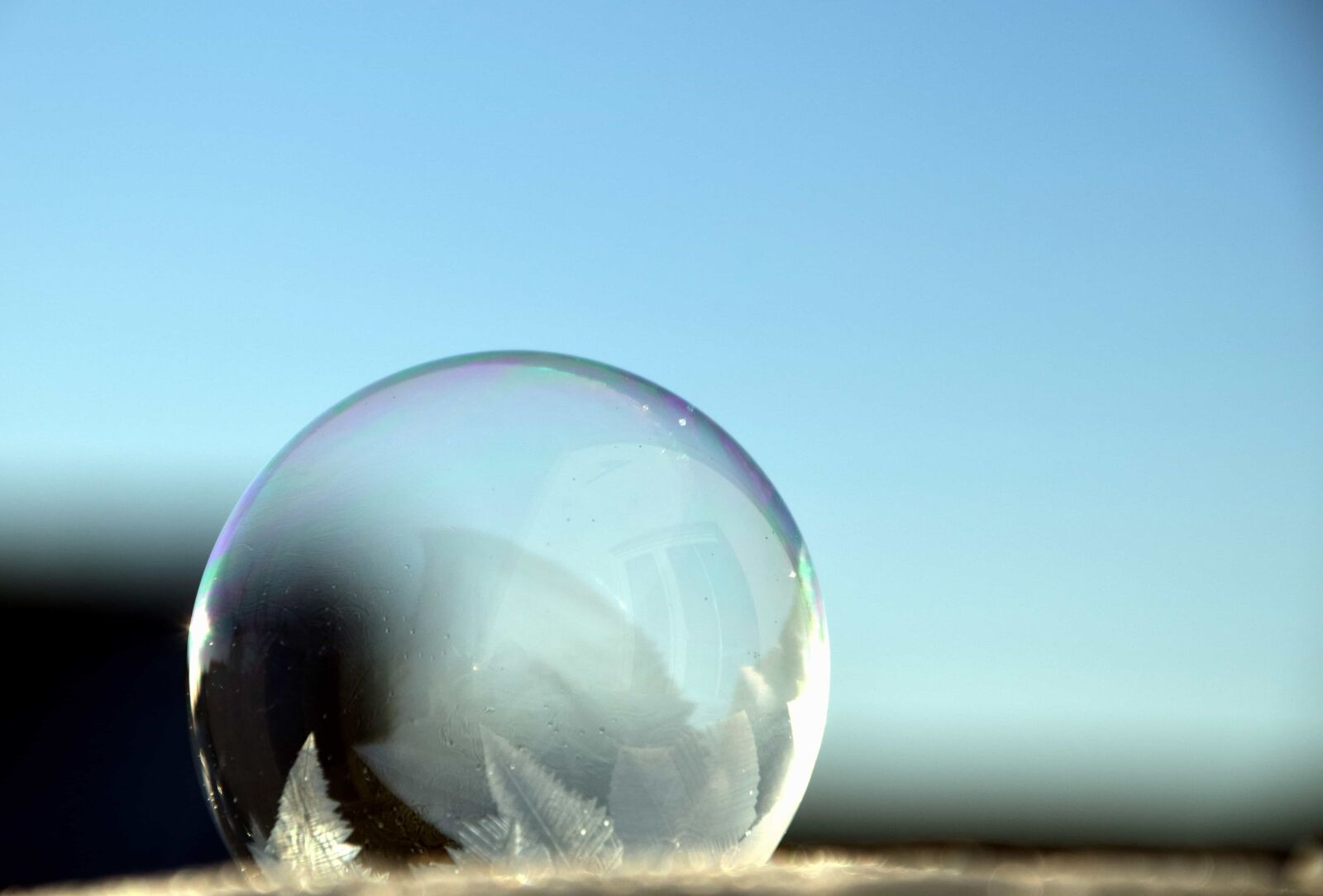 Nikon D3300 sample photo. Snow, sphere, sky, nature photography