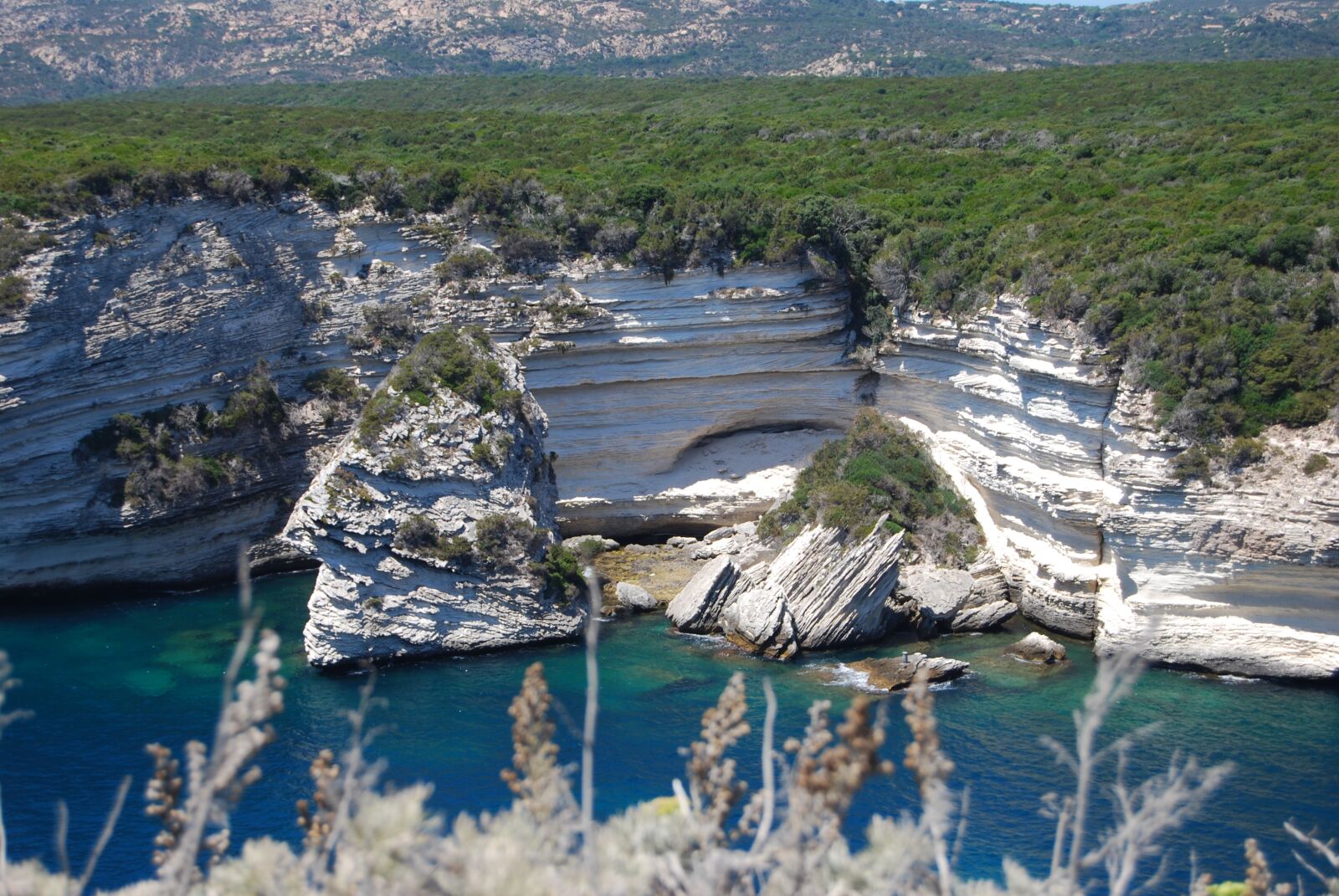 Nikon D60 sample photo. White cliffs, corsica, cliff photography