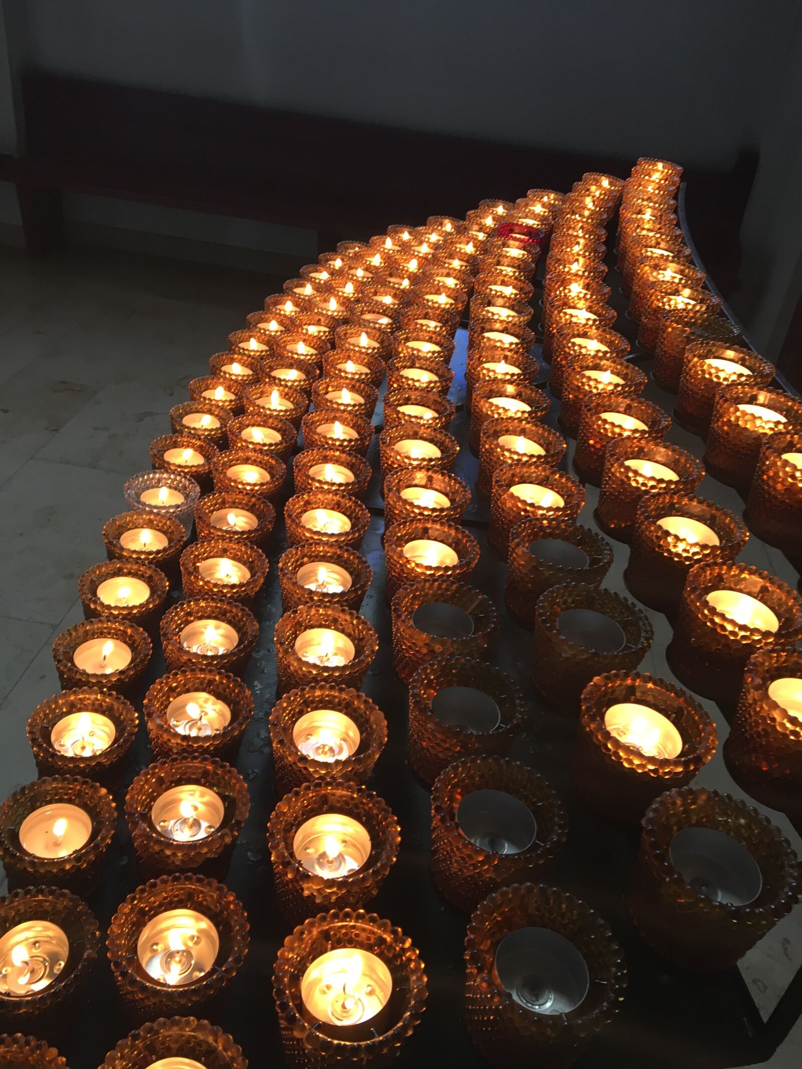 Apple iPhone 6s sample photo. Candles, church, light photography