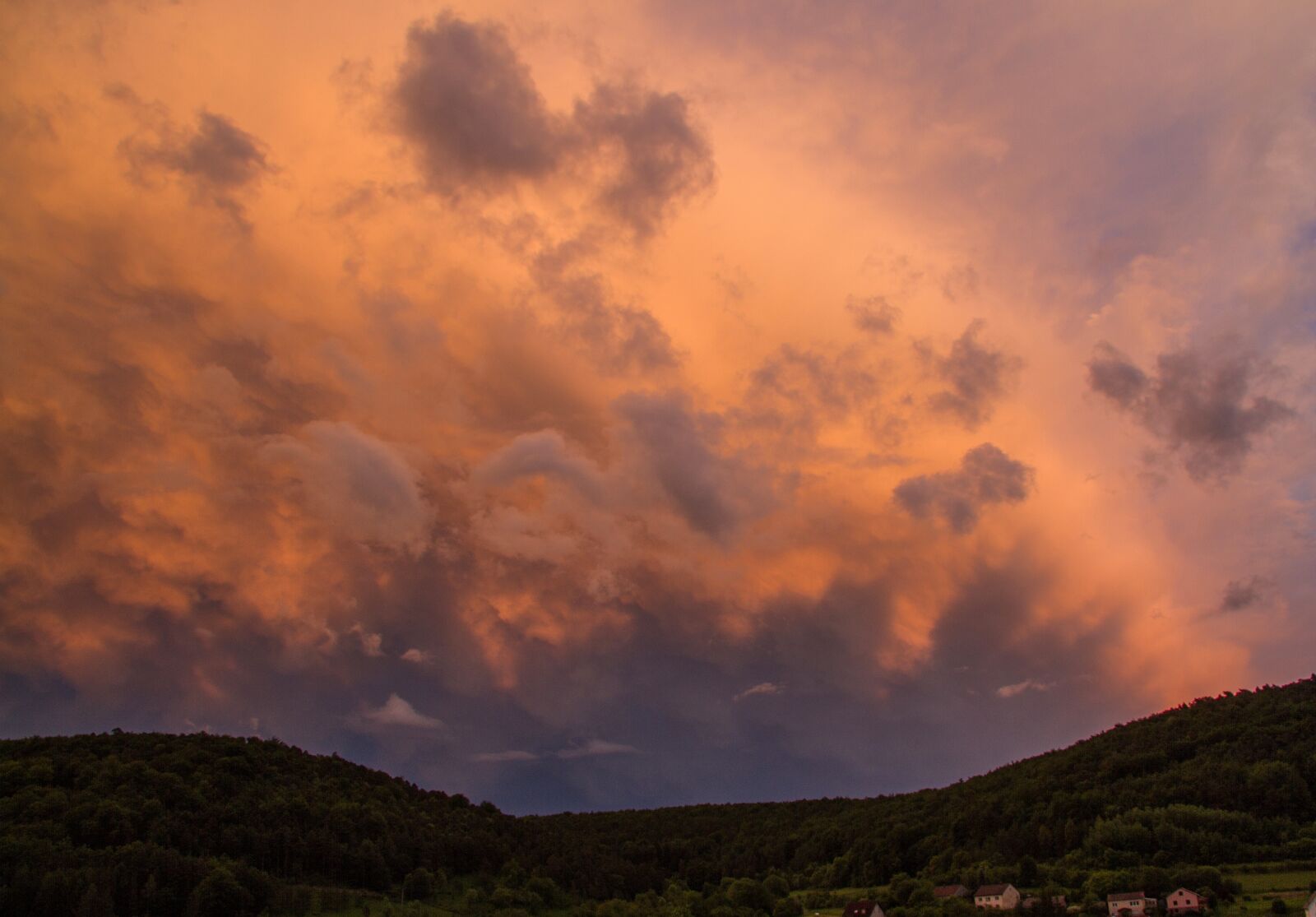 Canon EOS 7D sample photo. Clouds, afterglow, sunset photography