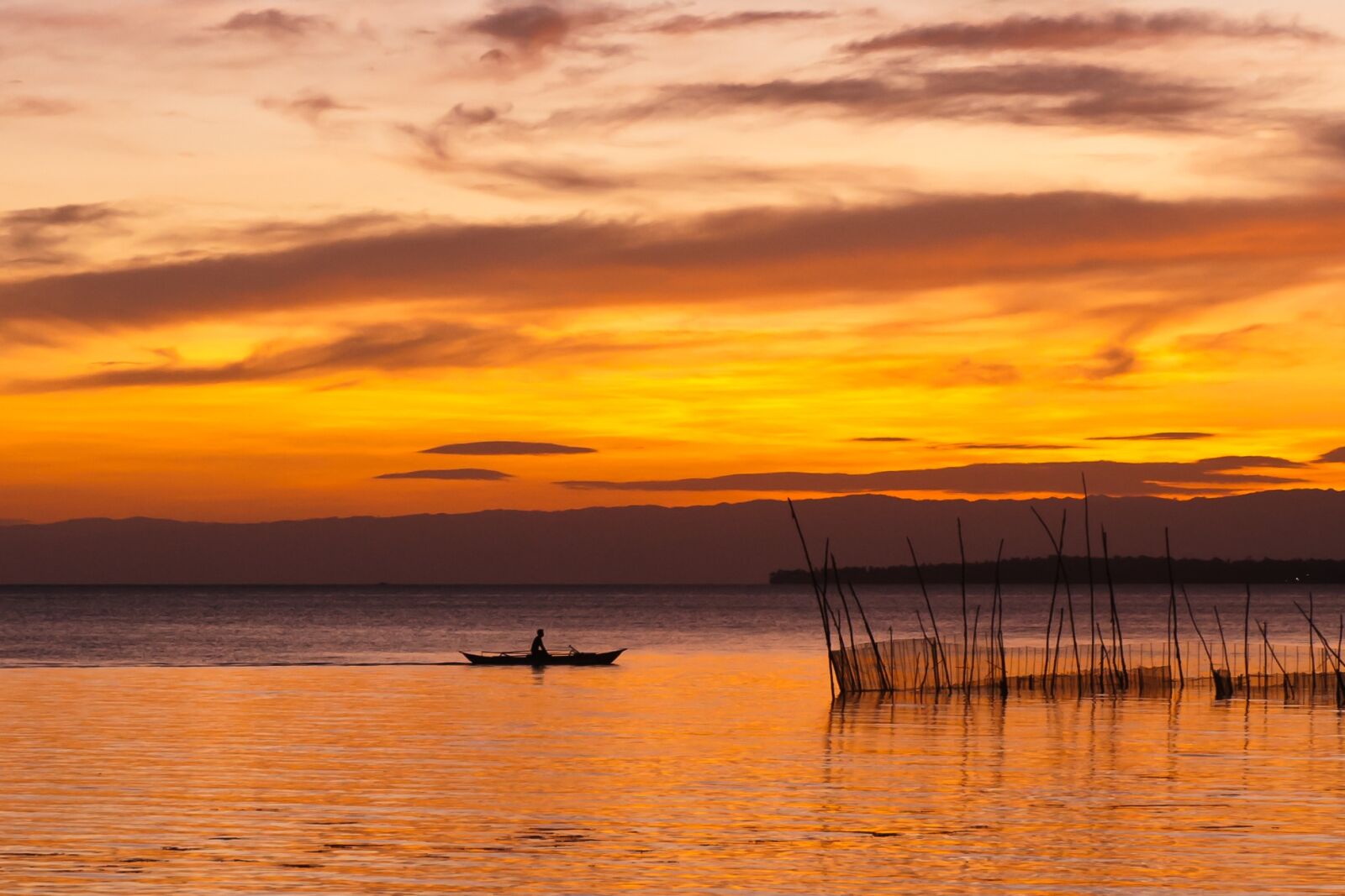 Nikon D700 sample photo. Sunset, water, dusk photography