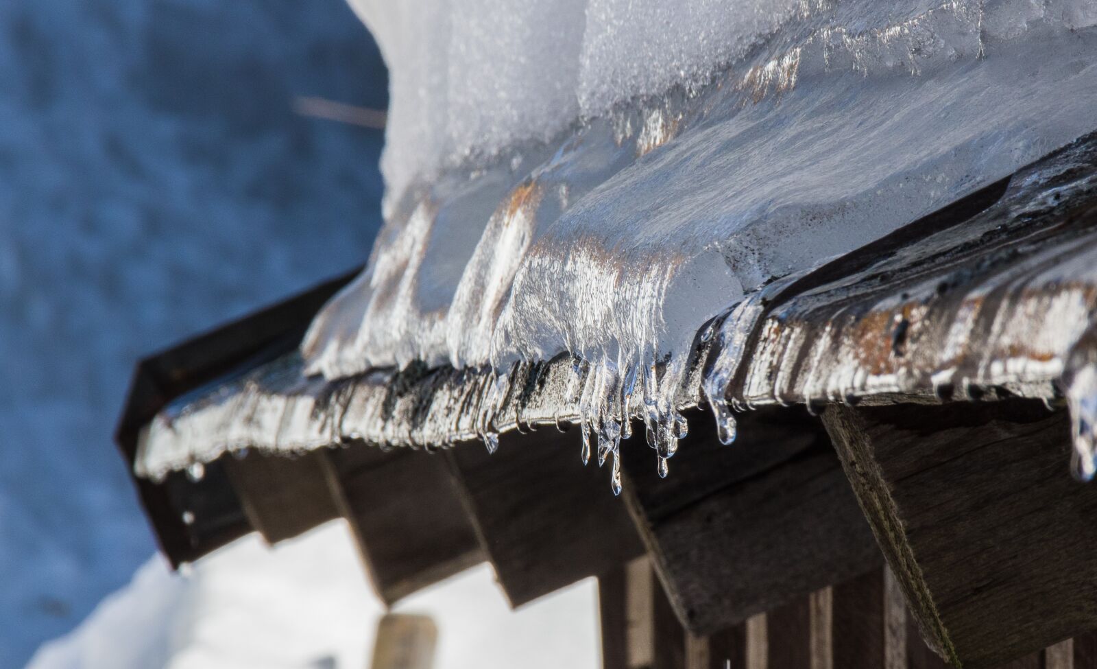 Pentax K-70 sample photo. Winter, ice, icicle photography