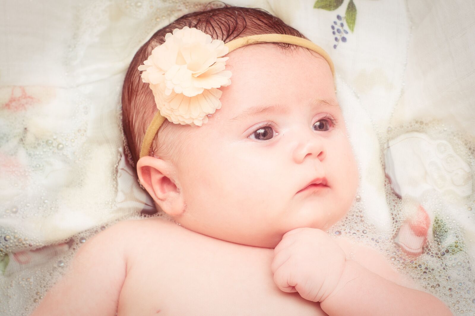 Nikon D5600 sample photo. Baby, new born, flower photography