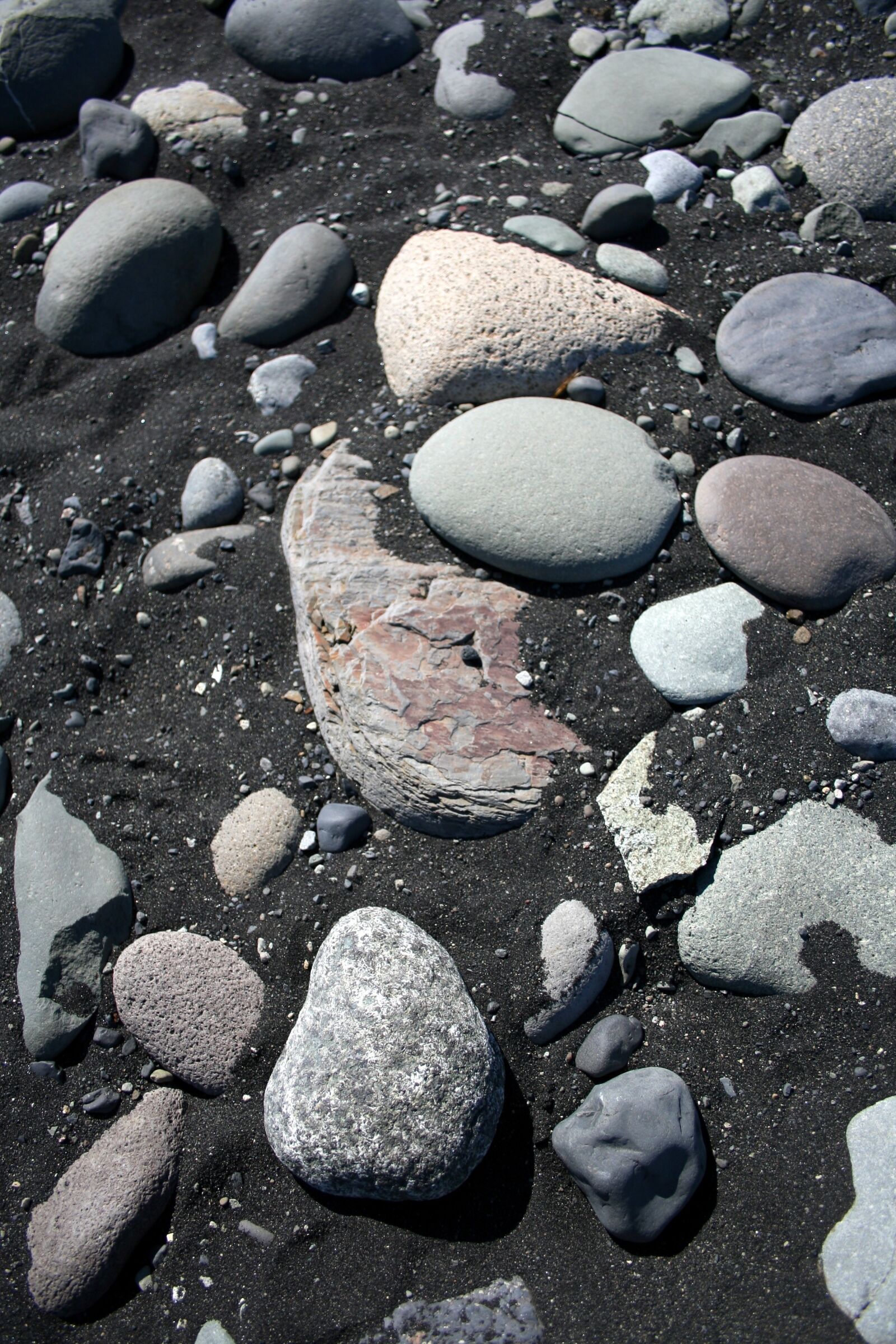 Canon EOS 350D (EOS Digital Rebel XT / EOS Kiss Digital N) sample photo. Beach, black sand, black photography