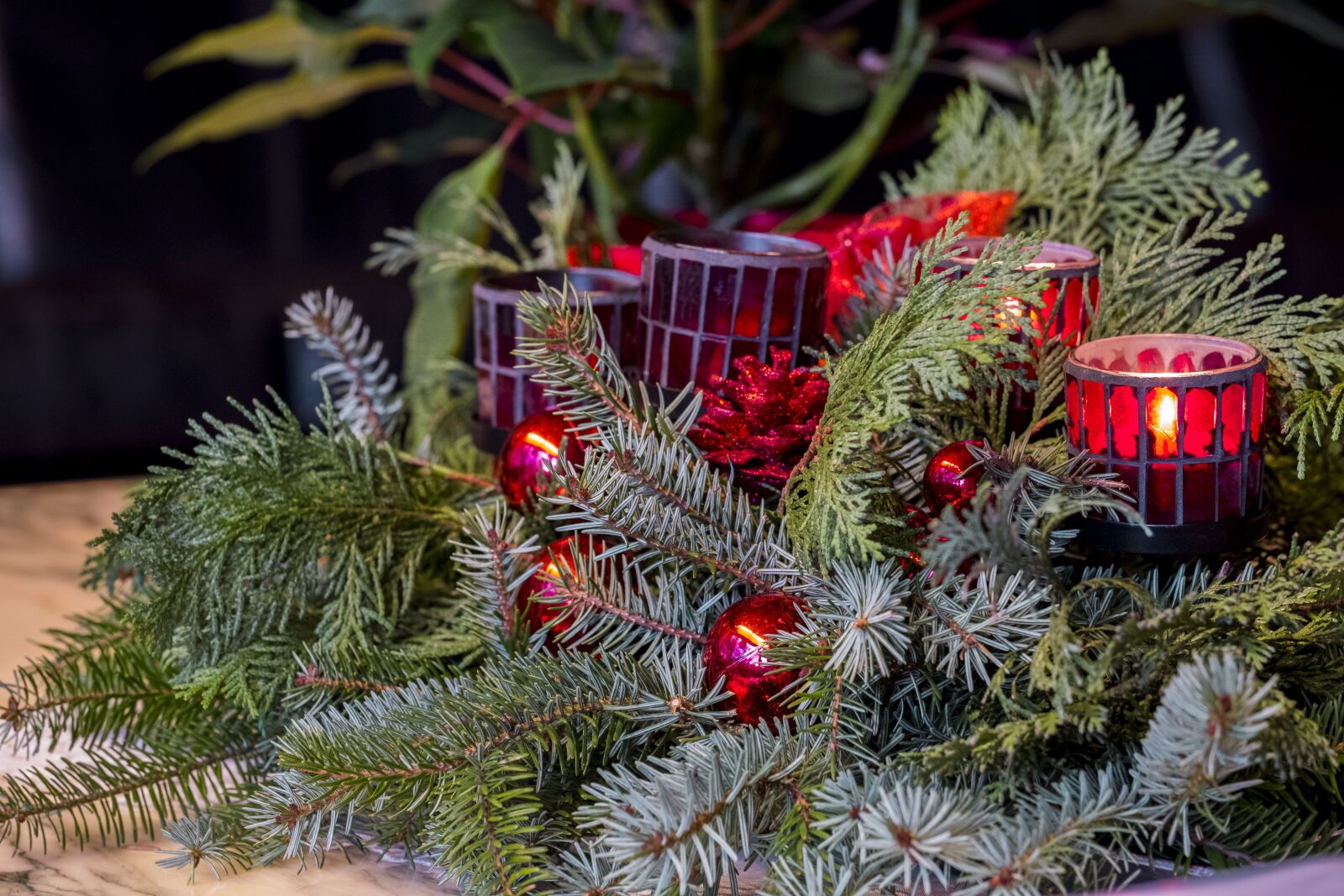 Fujifilm X-T2 + Fujifilm XF 80mm F2.8 R LM OIS WR Macro sample photo. Advent wreath, advent, candles photography