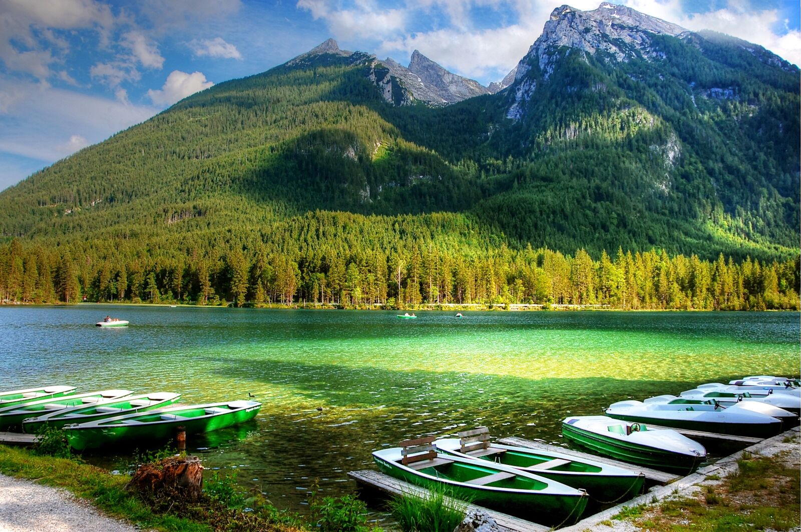 Nikon D40 sample photo. Ramsau, hintersee, alpine photography