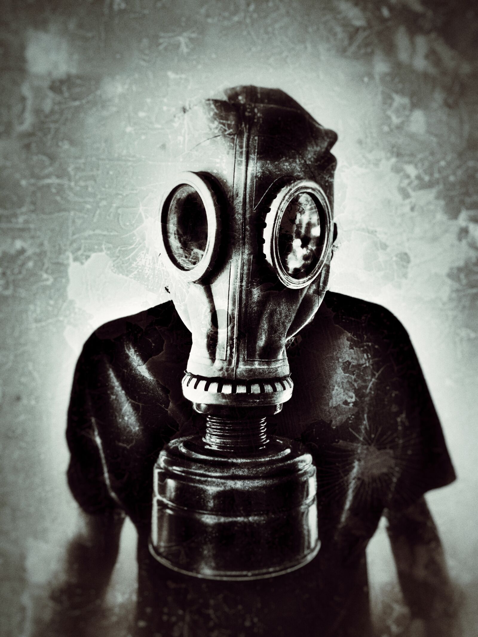 Samsung Galaxy S8 sample photo. Gas, mask, grunge photography
