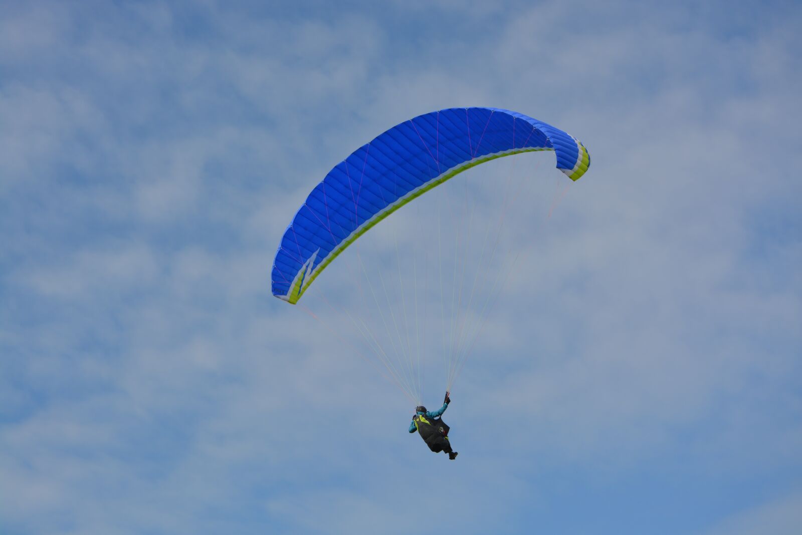 Nikon D5200 sample photo. Paragliding, sailing, wing blue photography