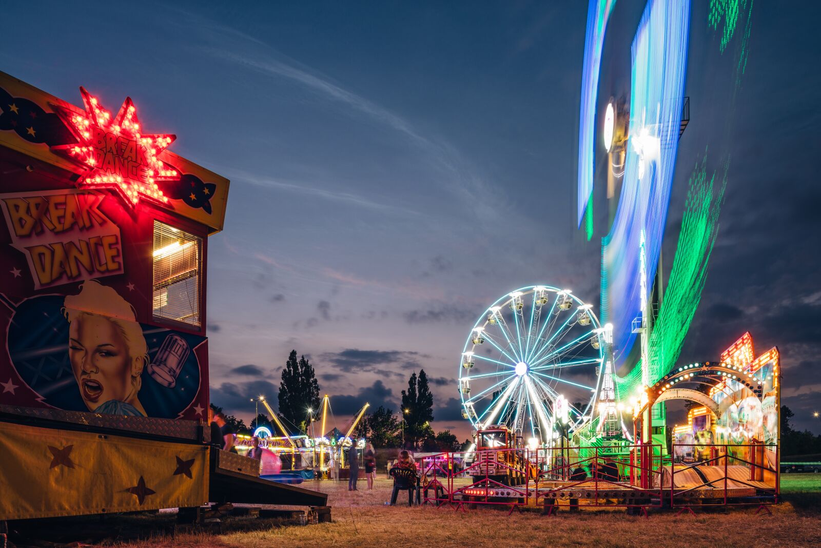 Nikon D800 sample photo. Amusement park, ferris wheel photography