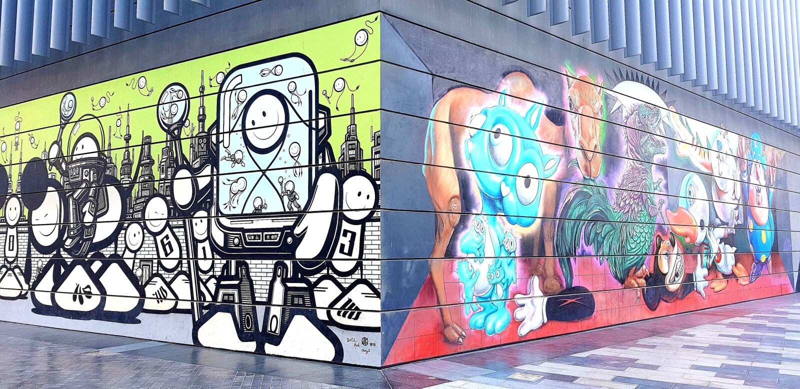 Samsung Galaxy S8 sample photo. Wall, painting, graffiti photography