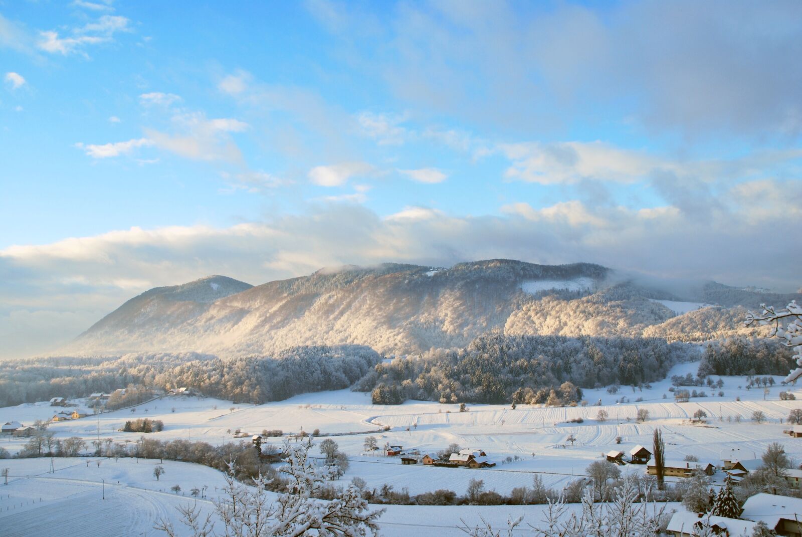 Nikon D60 sample photo. Snow, landscape, nature photography