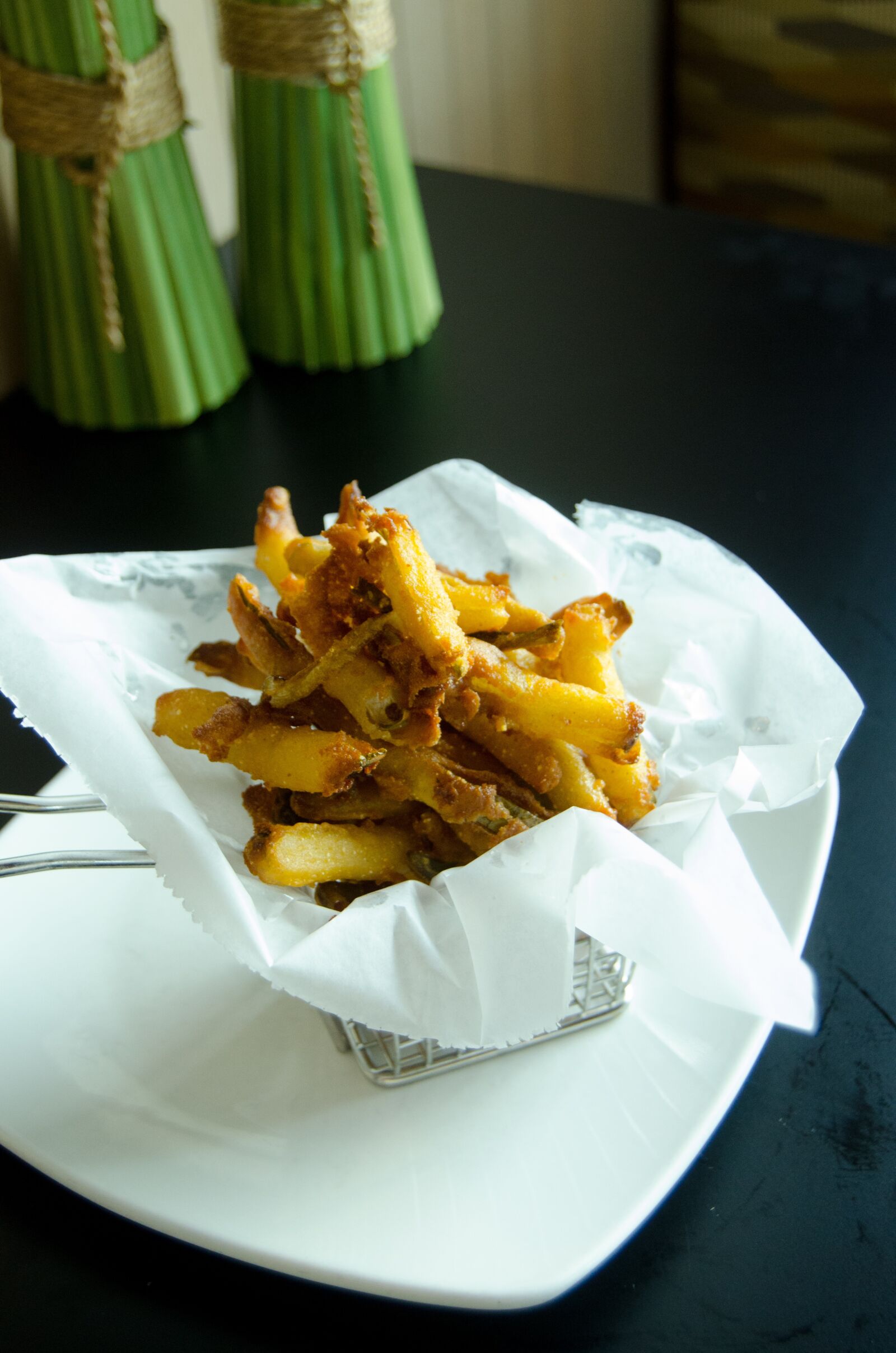 Nikon D7000 sample photo. Fried, fries, fried pickles photography