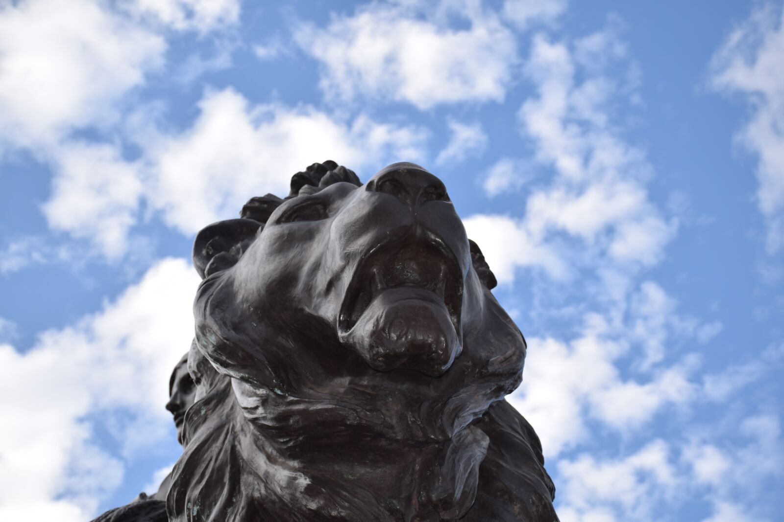 Nikon D3300 sample photo. Statue, lion, bronze photography