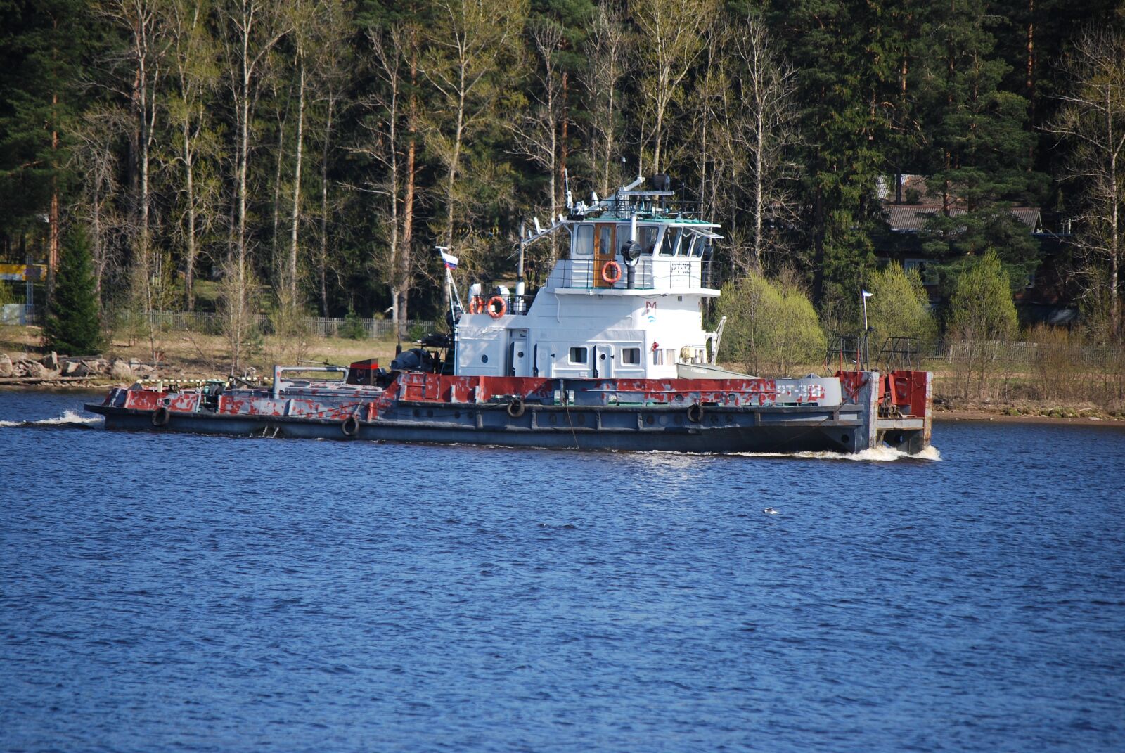 Nikon D40X sample photo. Ship, tugboat, water photography