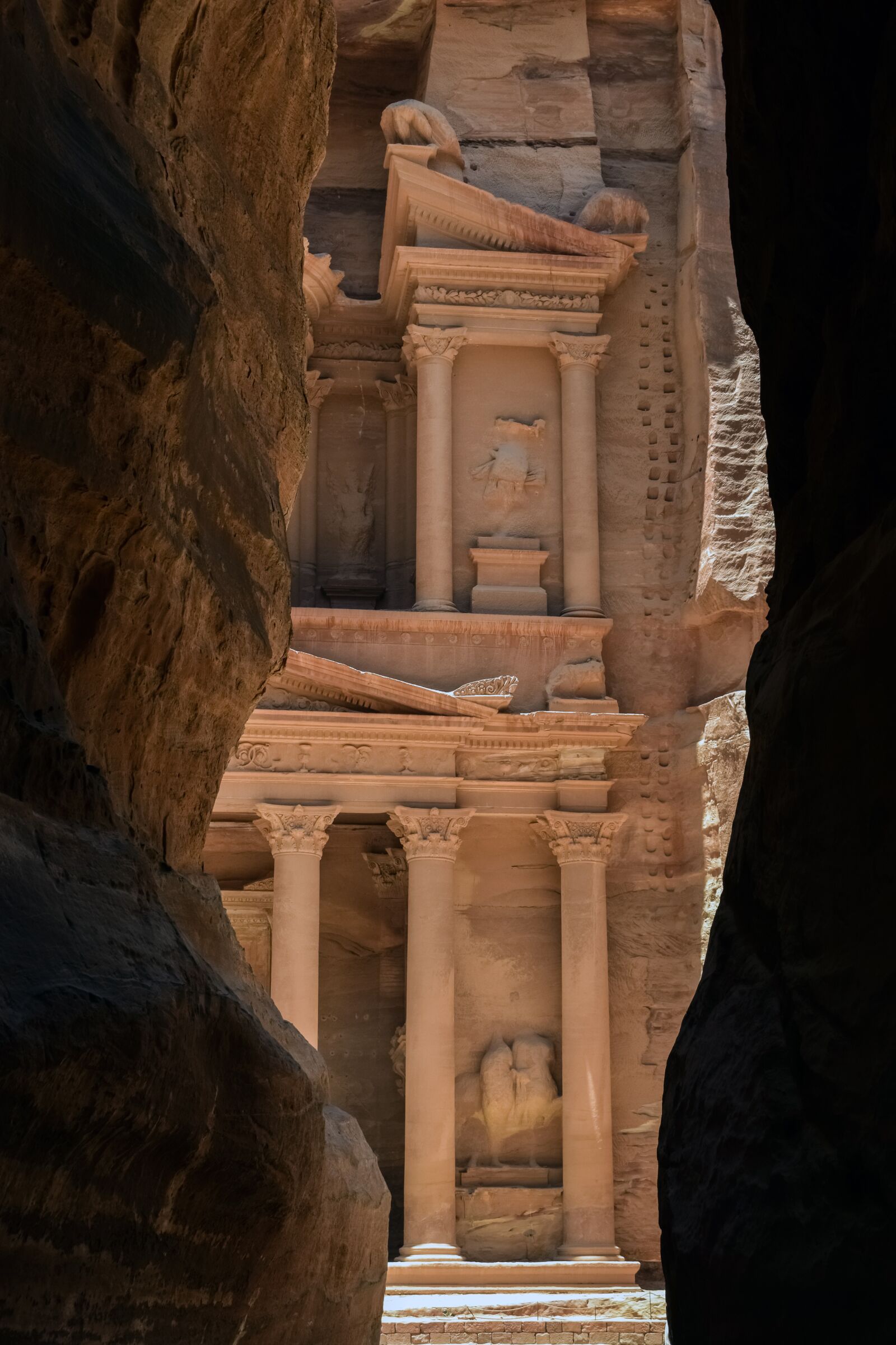Nikon D3300 sample photo. Petra, jordan, canyon photography