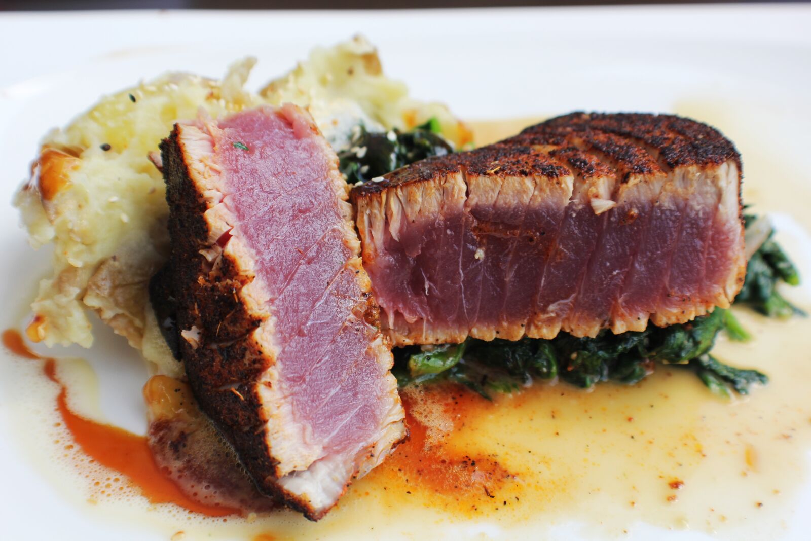 Canon EF-S 18-55mm F3.5-5.6 IS sample photo. Tuna, fish, food photography