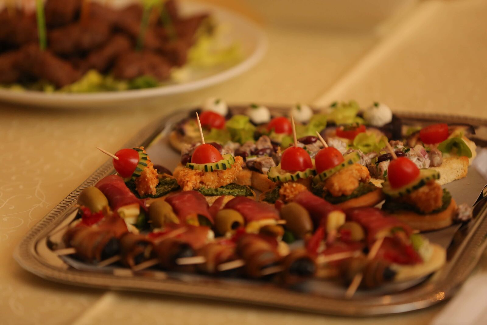 Canon EOS 5D Mark III sample photo. Buffet, appetizer, food, dish photography