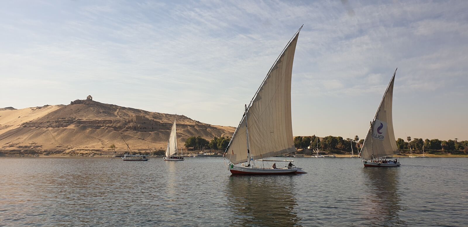 Samsung Galaxy Note9 sample photo. Egypt, nile river, ship photography