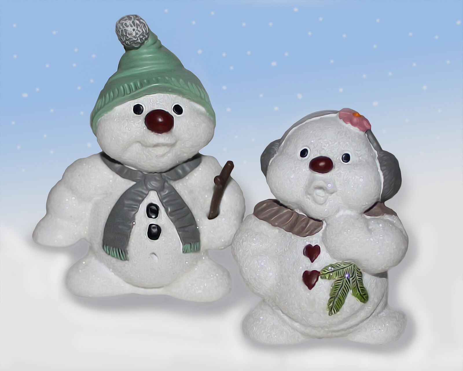 Canon EOS 1100D (EOS Rebel T3 / EOS Kiss X50) sample photo. Snowmen, snowman, snekone photography
