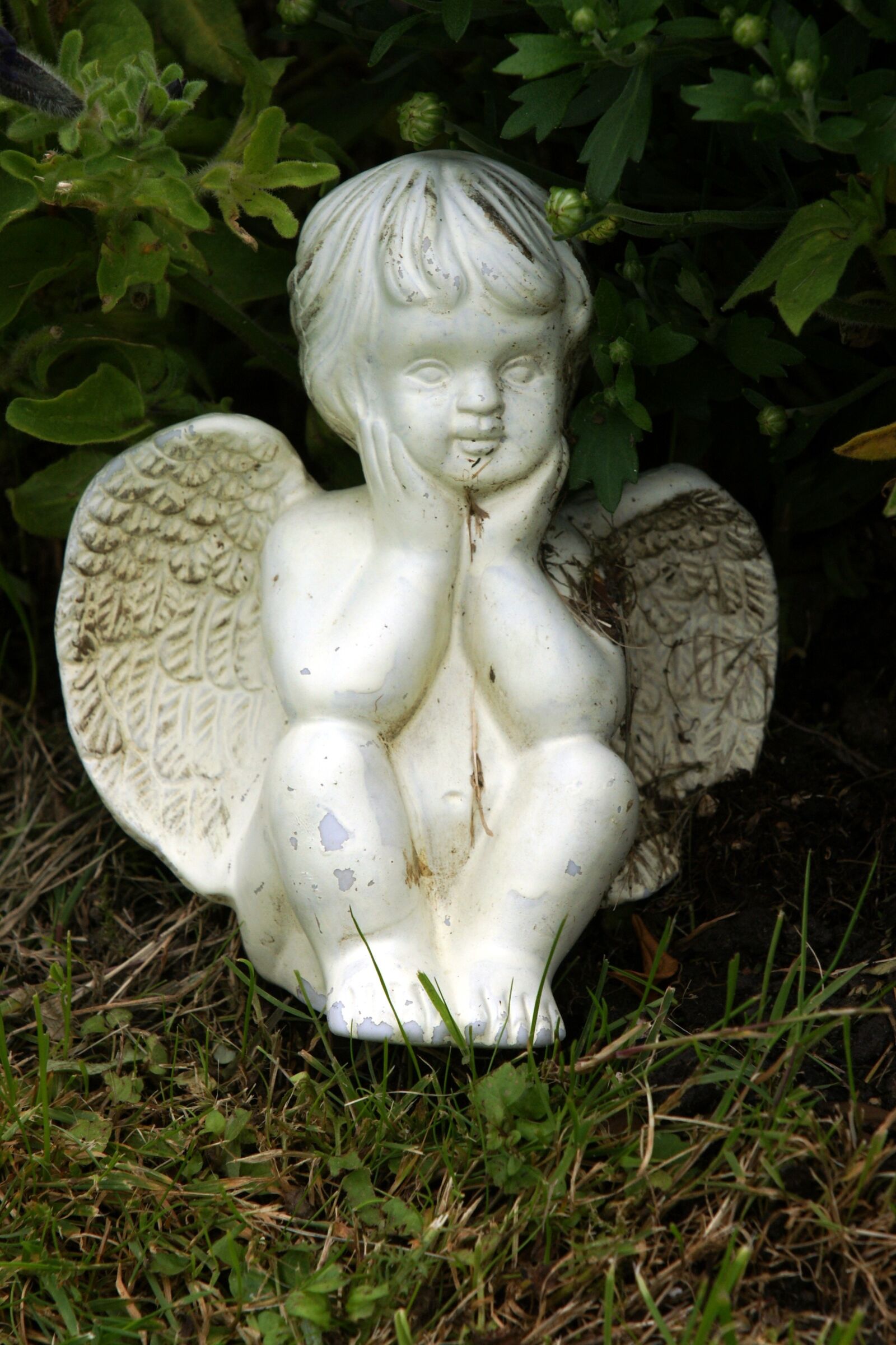 Sony Alpha DSLR-A700 sample photo. Angel, angel figure, contemplative photography