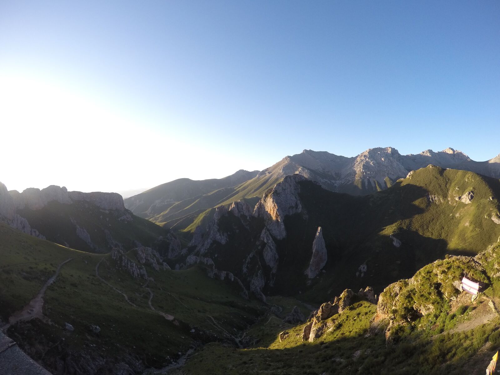 GoPro HERO4 Silver sample photo. Qinghai, mountain, blue white-a photography