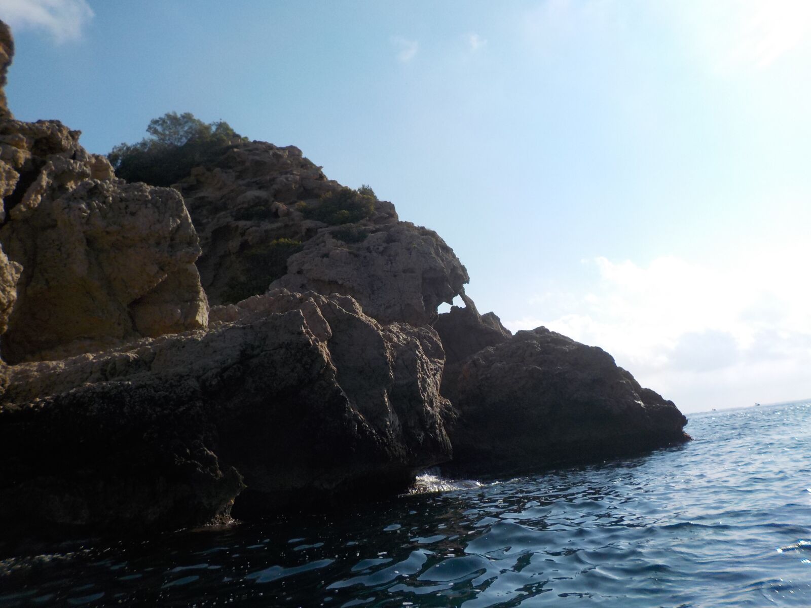 Nikon Coolpix S32 sample photo. Rocks, costa, mediterranean photography