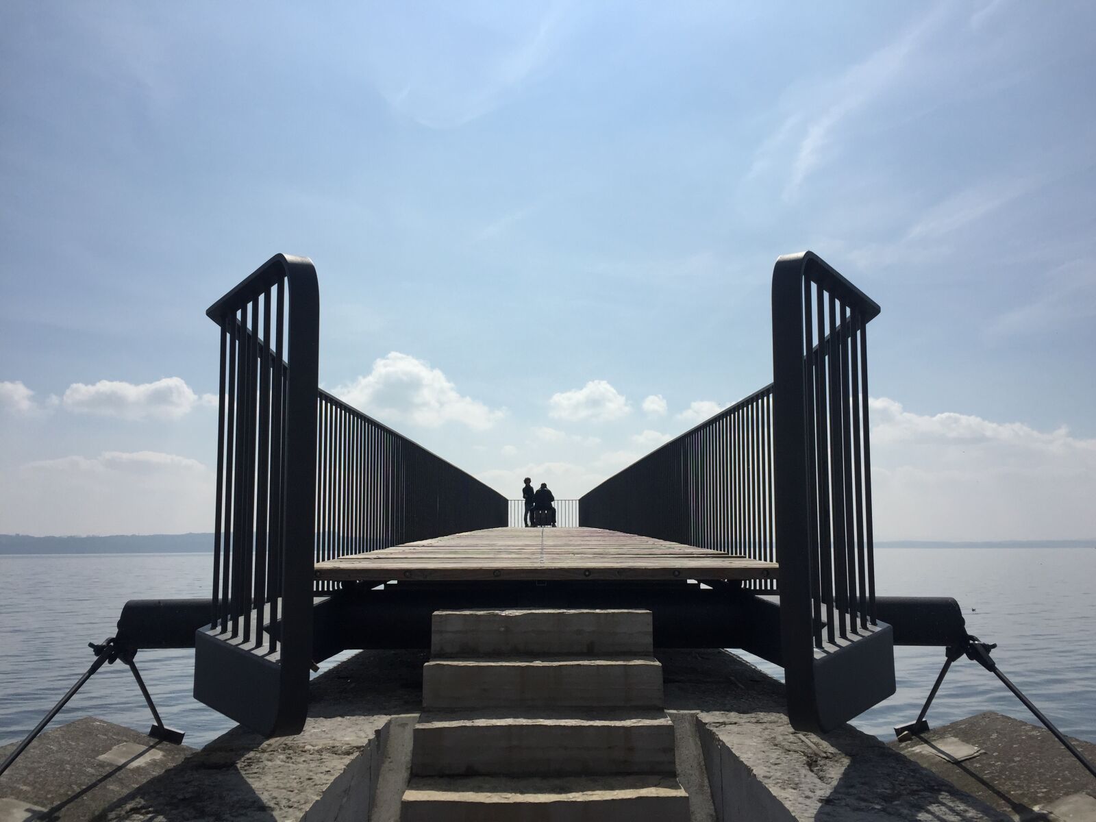 iPhone 6 back camera 4.15mm f/2.2 sample photo. Bridge, sky, water photography
