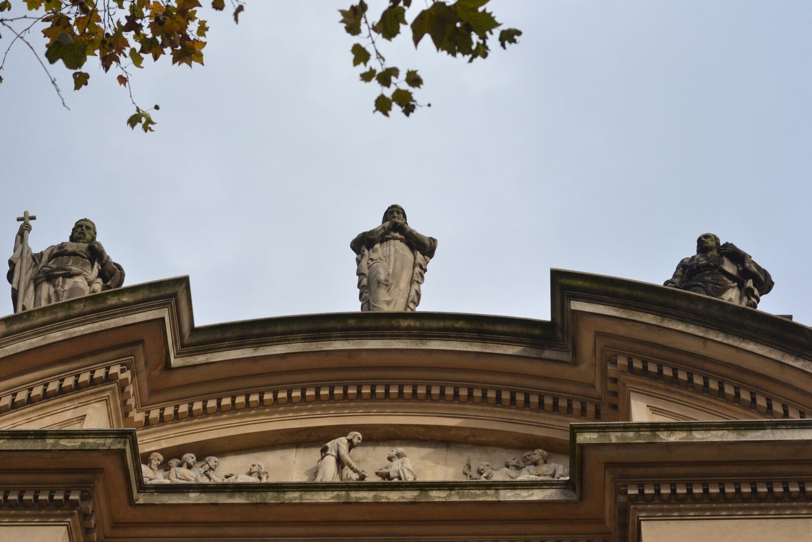 Nikon D3100 sample photo. Sculpture, church, architecture photography
