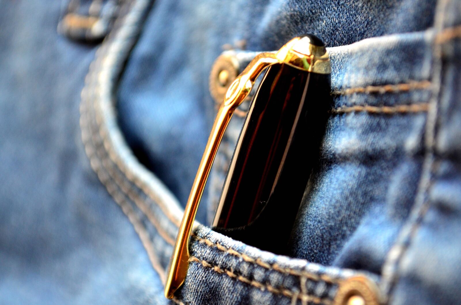 Nikon D5100 sample photo. Pencil, jeans, pocket, object photography
