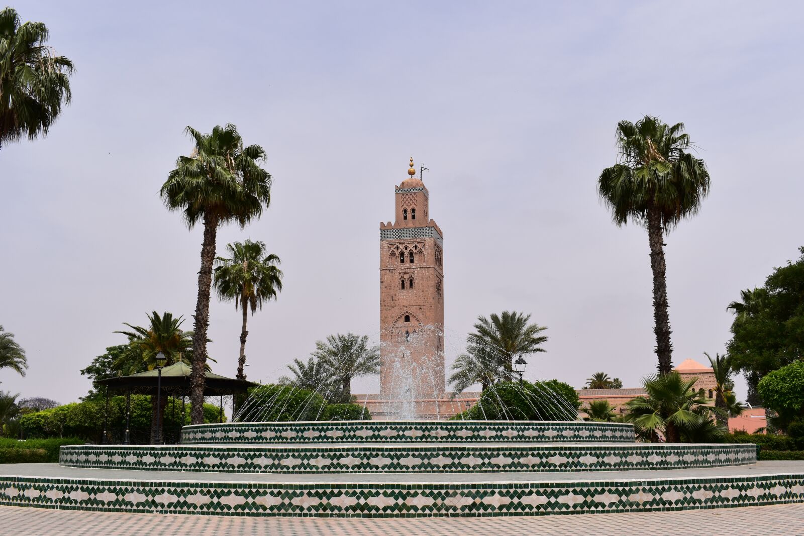 Nikon D5500 sample photo. Morocco, minaret, koutoubia photography